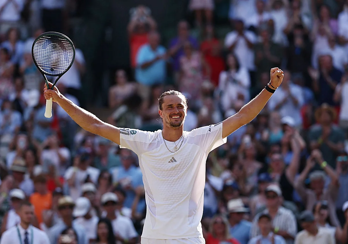 Zverev arrolla a un mermado Fritz y alcanza por primera vez las semifinales de Wimbledon