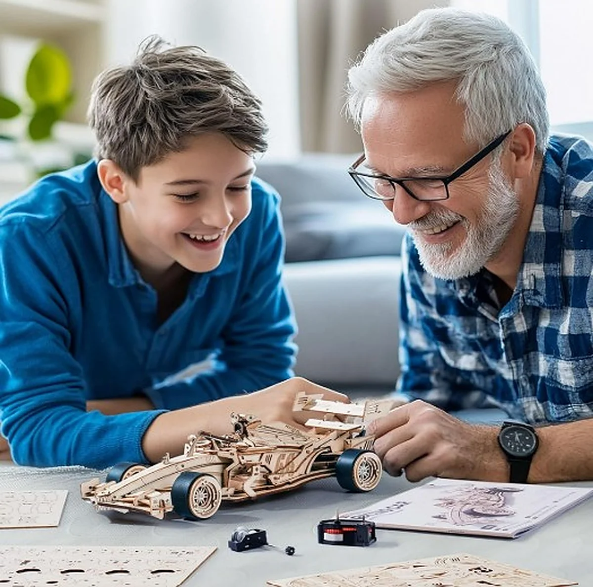 Estos puzzles 3D de madera son el regalo perfecto para los amantes de los coches clásicos