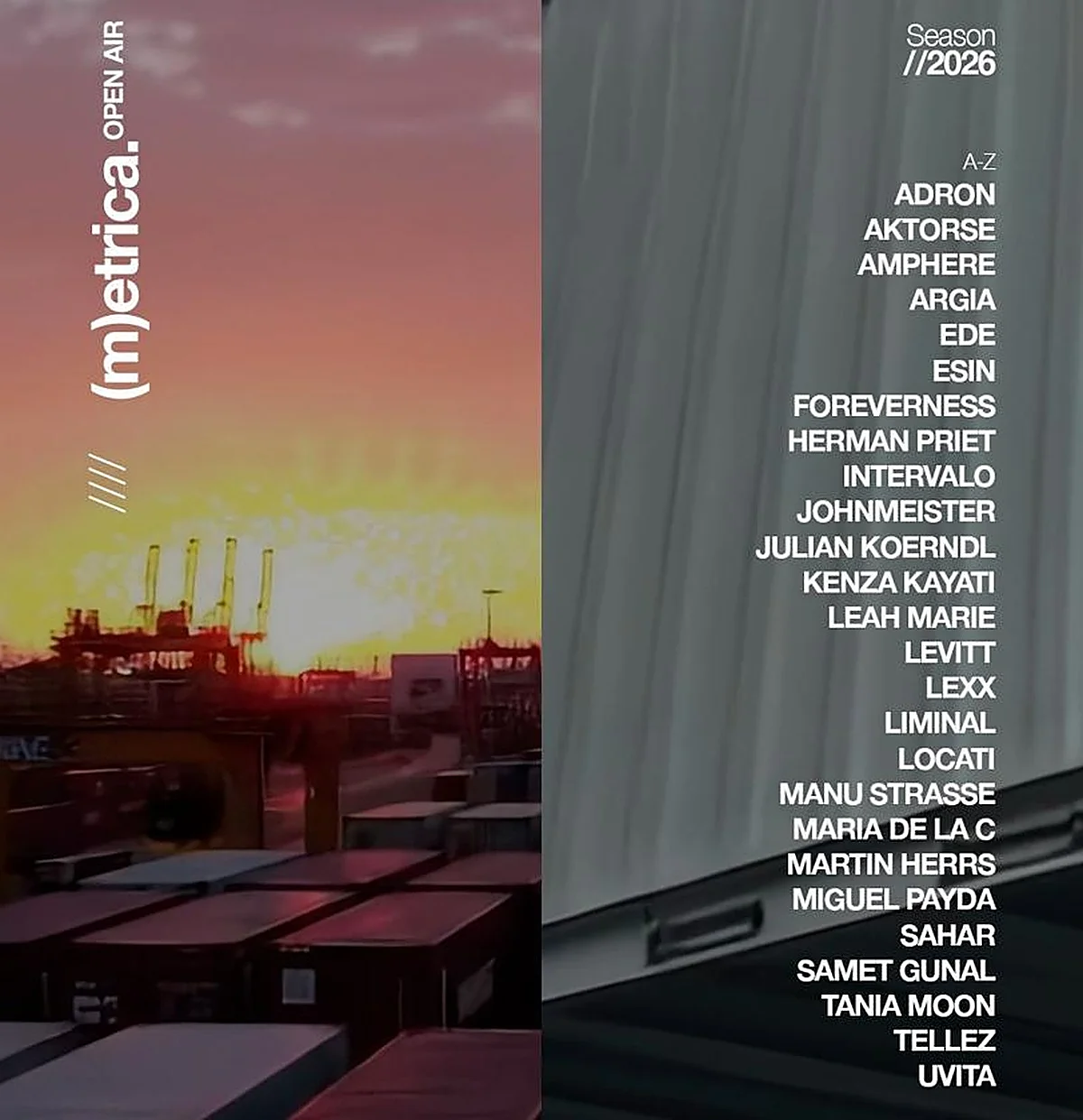 Metrica continues its Open Air Season following a successful opening chapter