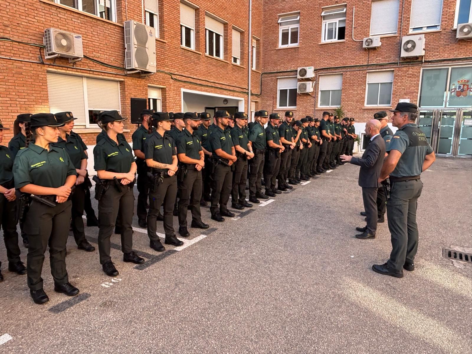 El Gobierno refuerza la plantilla de la Guardia Civil en Málaga con 127 efectivos