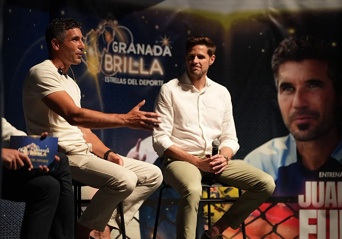Funes, homenajeado en Loja por su ascenso con el Málaga
