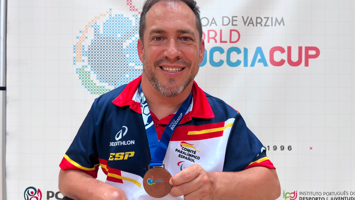 El 'Langui' conquista el bronce en su primera Copa del Mundo de boccia