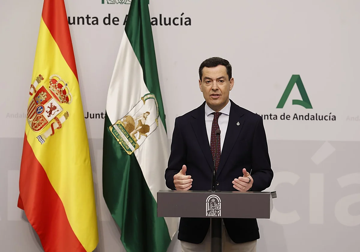 Moreno apunta a un tendido eléctrico como origen del trágico incendio de Almería