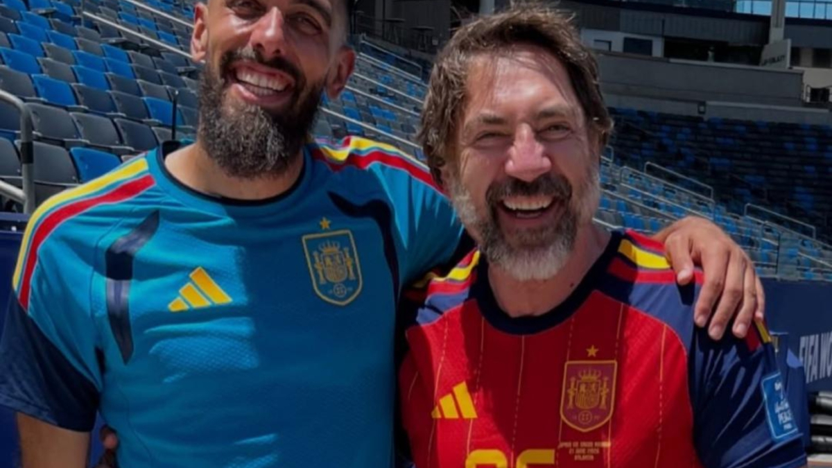 Punto de encuentro entre Bardem y Borja Iglesias: "Gracias de corazón para hacer de este lugar en el que vivimos un mundo mejor"