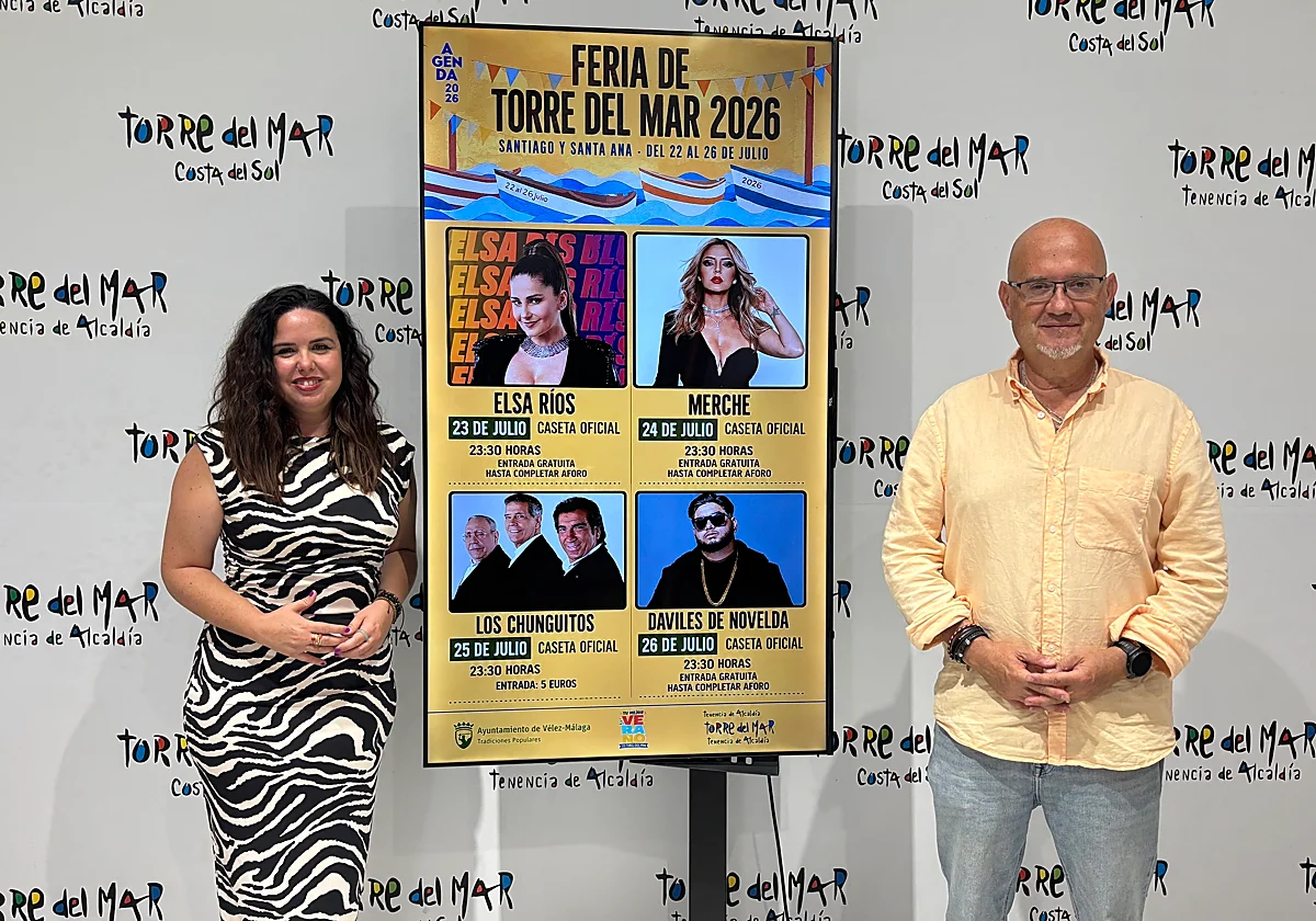 Merche, Los Chunguitos y Daviles de Novelda animarán la Feria de Torre del Mar