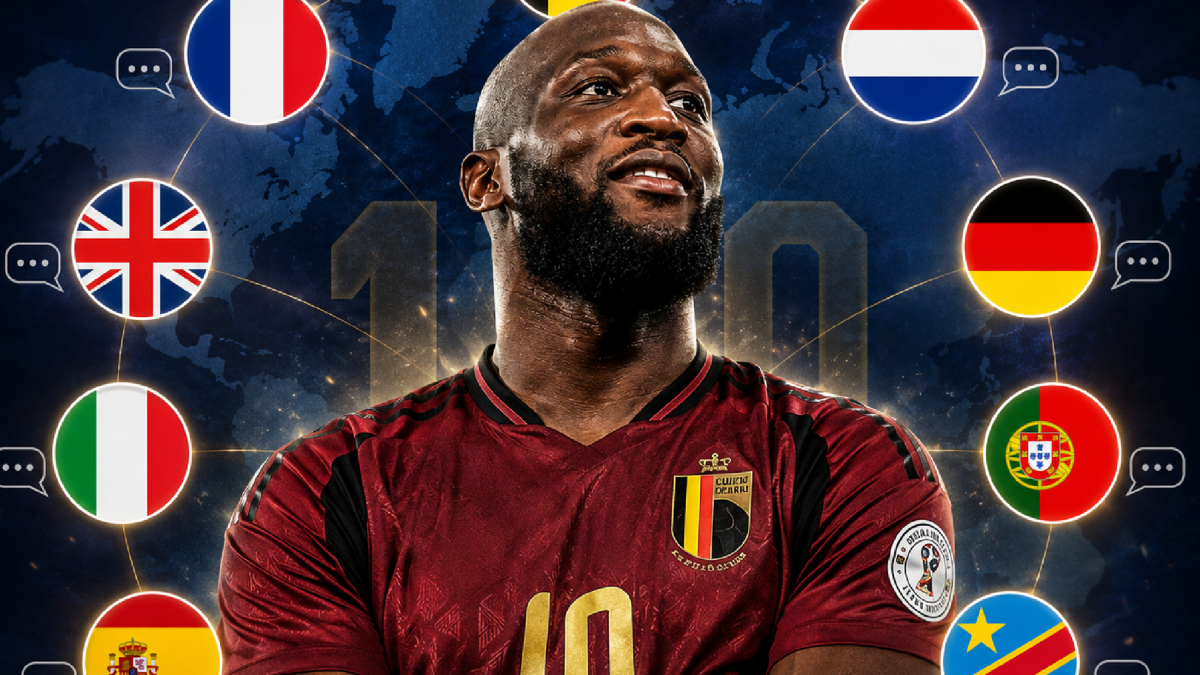 Lukaku y el don que no se entrena: habla ocho idiomas y sorprende con un español perfecto