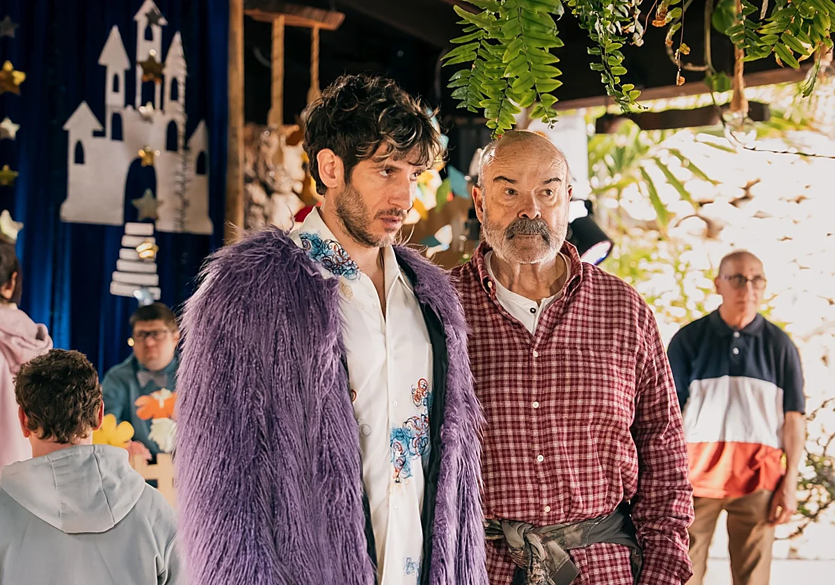 Antonio Resines y Quim Gutiérrez son dos ladrones que se hacen pasar por discapacitados en 'Haciendo amigos'