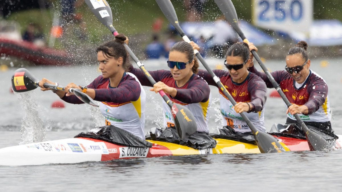 España, plata en K4 y bronce en C2 500 en la Copa del Mundo de Montreal