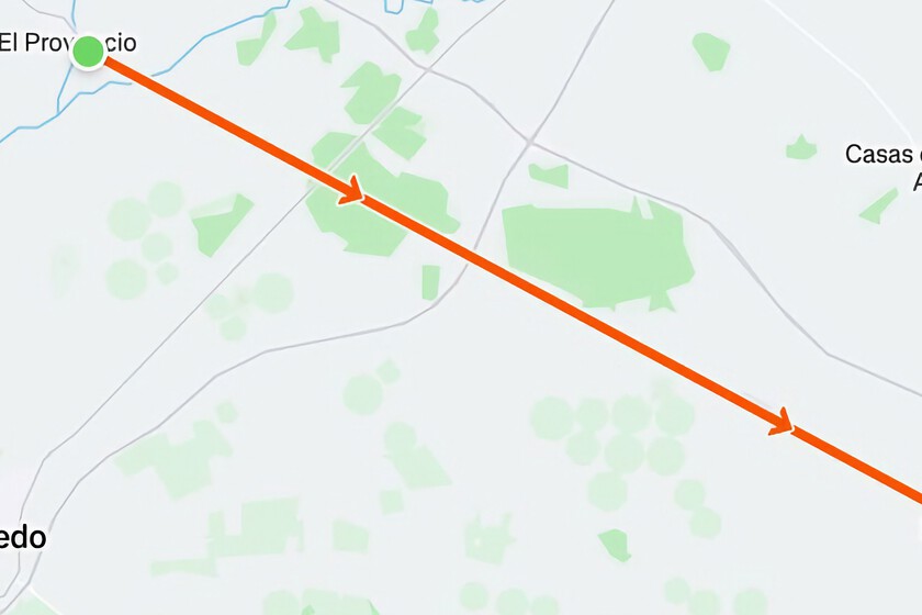 La carretera más recta de España se encuentra en un lugar de cuyo nombre no quiero acordarme: entre El Provencio y La Roda