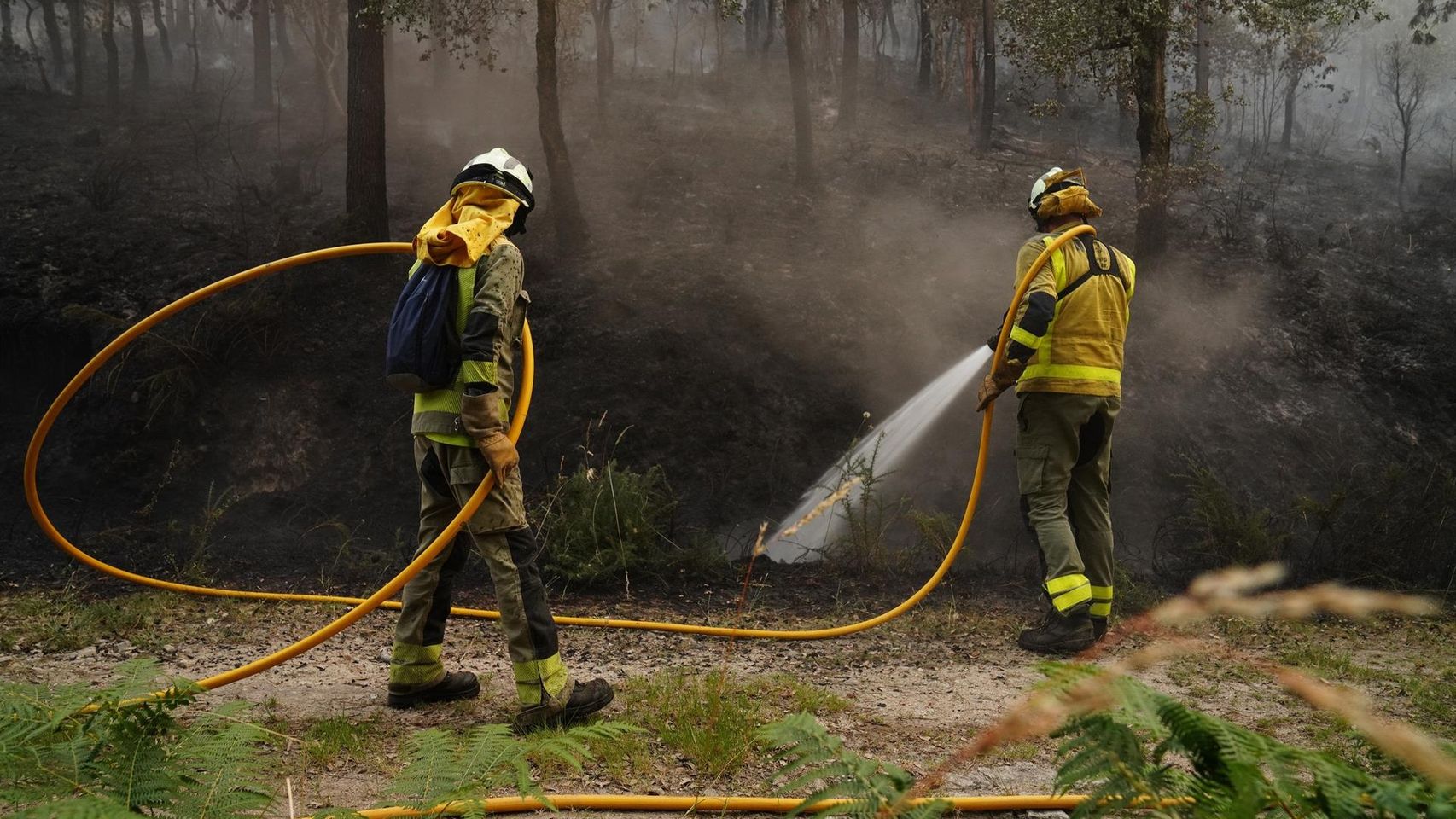 Controlado el incendio de Laxe y Vimianzo (A Coruña), que ha quemado unas 220 hectáreas