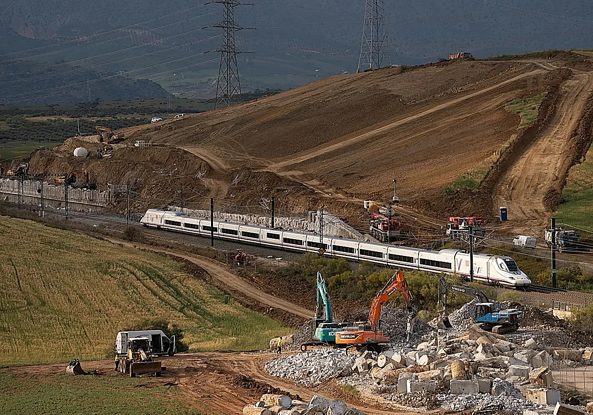 Malaga province regains double track high-speed rail service to Madrid one year later