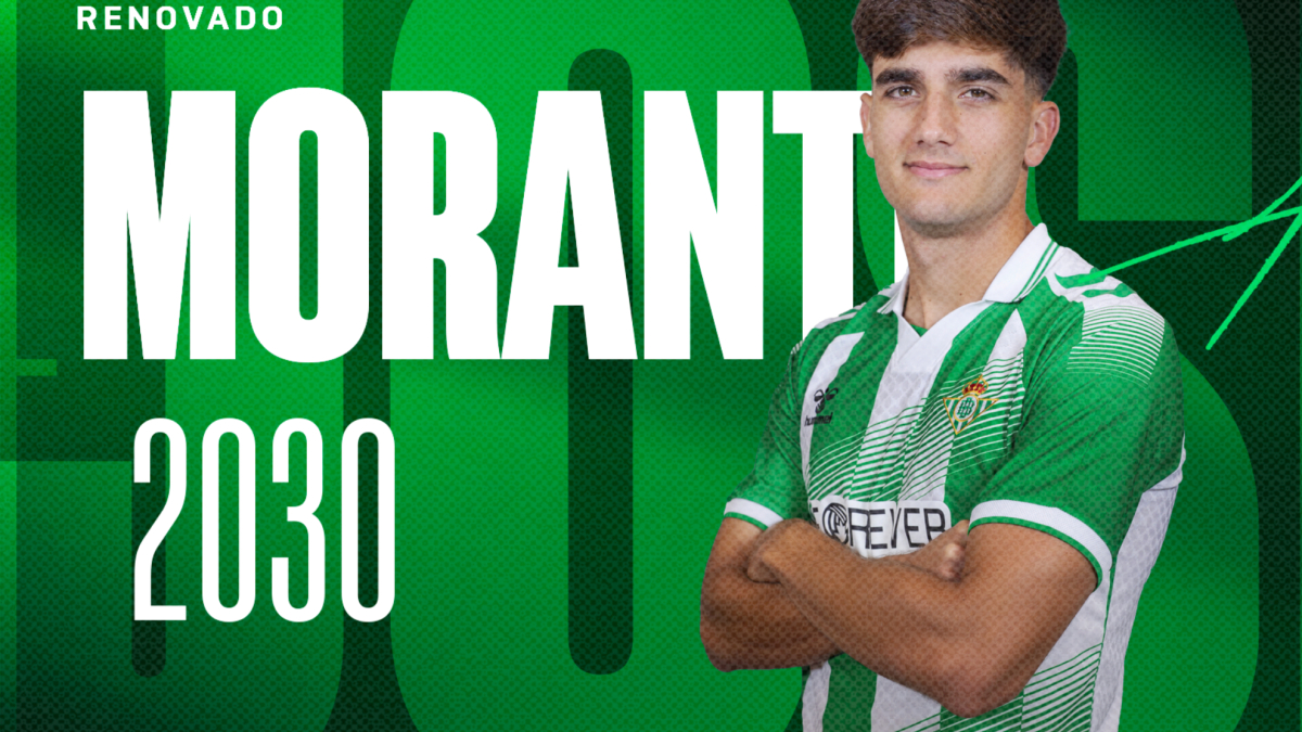 El Betis premia la irrupción de Morante con una renovación hasta 2030