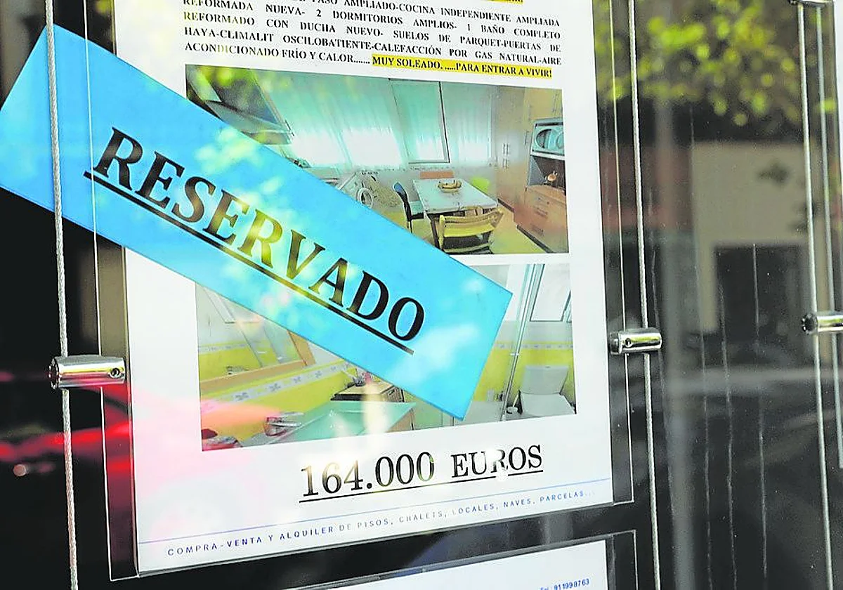 La compraventa de vivienda sufre el mayor frenazo en dos años por la falta de oferta