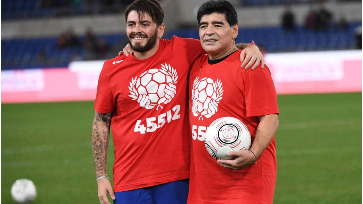 Diego Maradona Jr., a MARCA: "Para mi papá éste no sería un partido más"