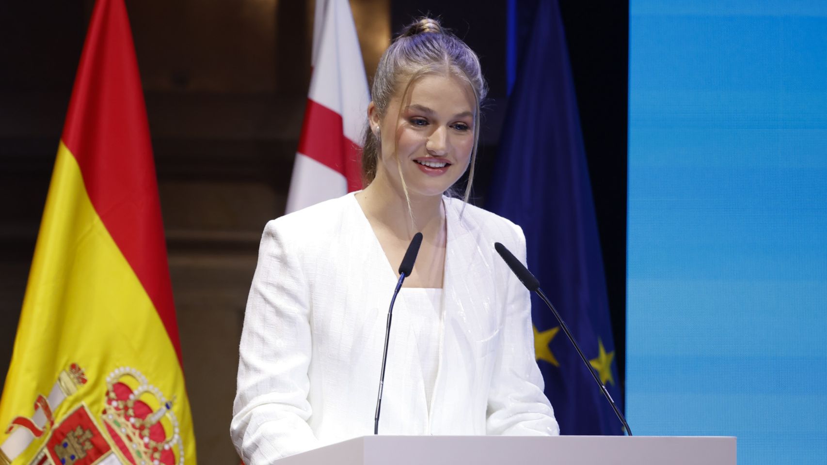 Así ha sido la gran noche de Leonor en los Premios Princesa de Girona: de su esperado discurso a los detalles del look