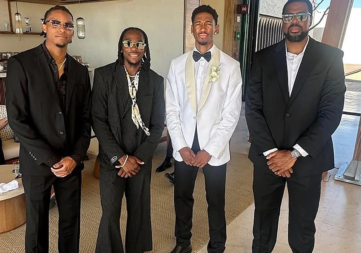Una imagen para los nostálgicos: Carter, Perry, Taylor y Will Thomas, juntos