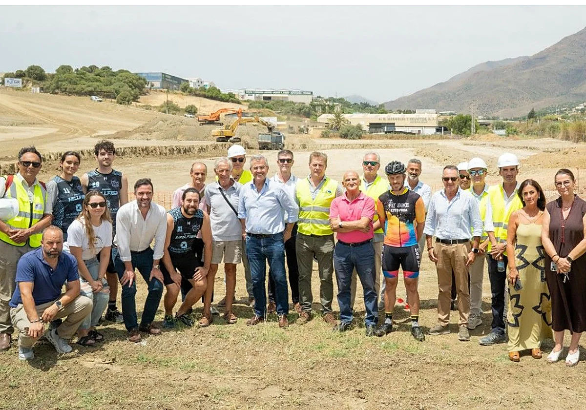 Nueve meses de obras para el futuro velódromo de Estepona