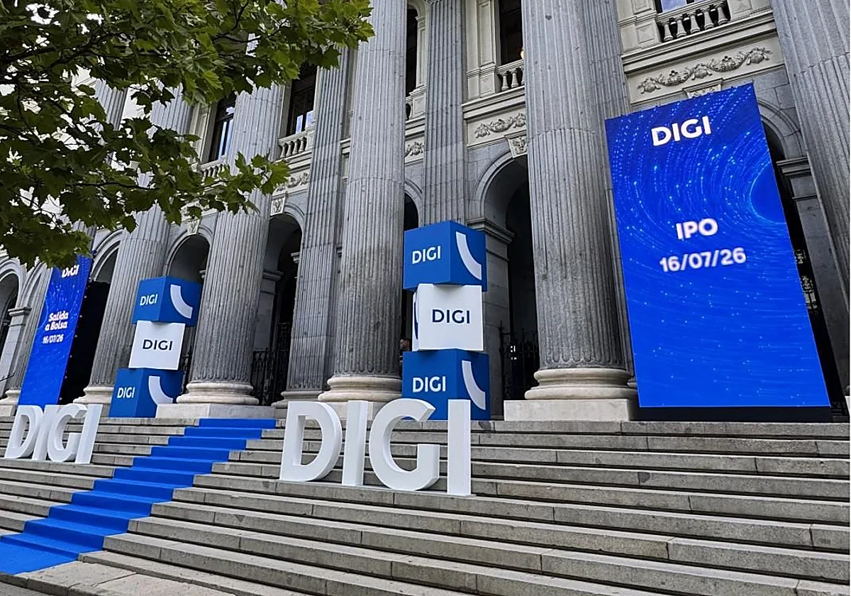 Digi debuta en Bolsa con un alza del 7% y un fuerte interés del mercado