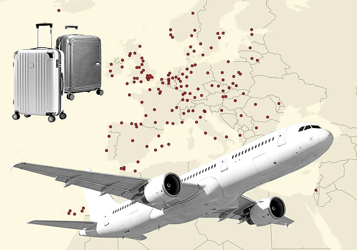 Malaga Airport connected to more destinations than ever before: 163 cities with direct flights