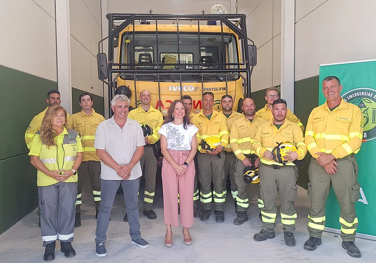 Tolox se convierte en la nueva avanzadilla del Infoca para proteger la Sierra de las Nieves