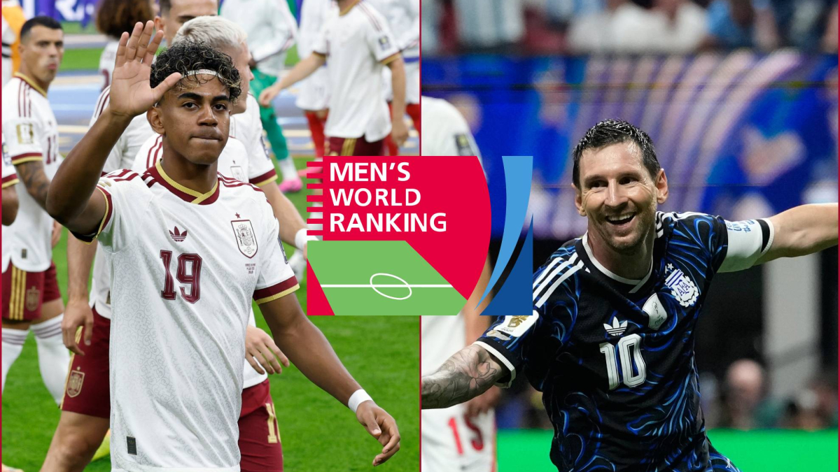 El dispar camino de España y Argentina según el ranking FIFA