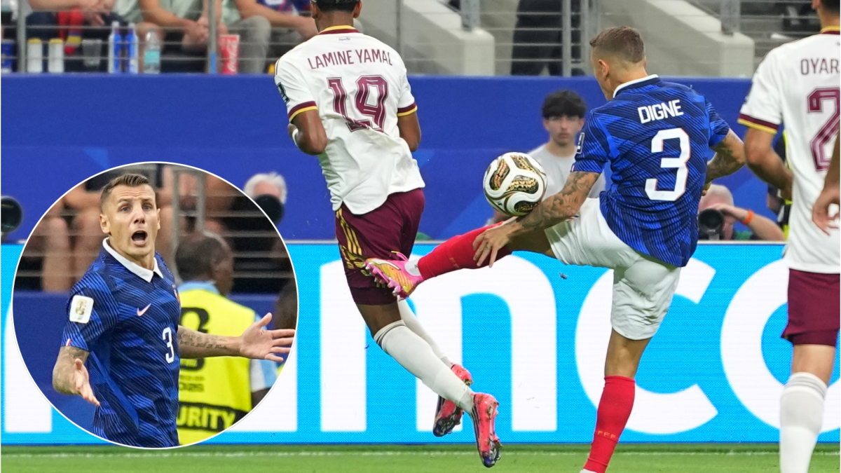 La autocrítica de Digne tras su penalti sobre Lamine: "Decepcionado conmigo mismo"