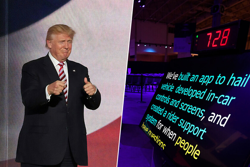 Un hombre ganó 100.000 dólares apostando qué palabras diría Trump. El truco: él mismo se las ponía en el teleprompter