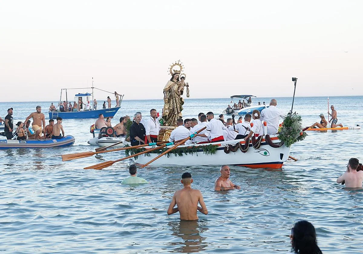 Horarios y recorridos de las procesiones de la Virgen del Carmen en Málaga y provincia este fin de semana