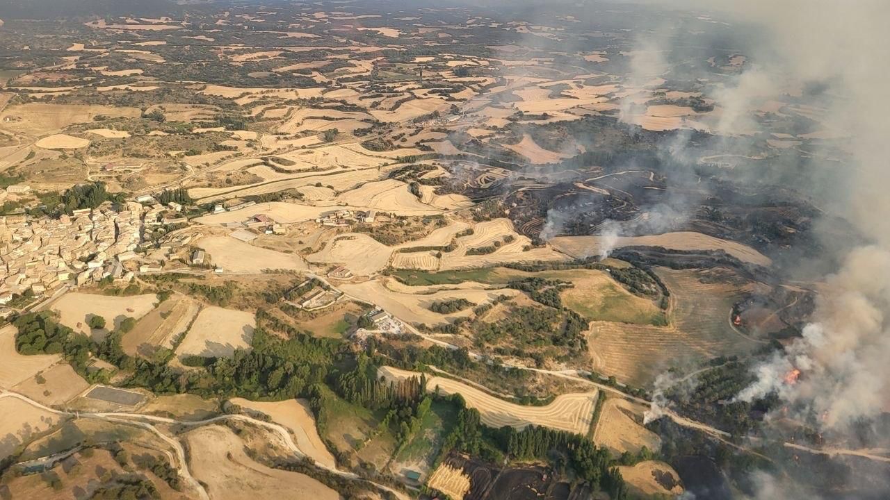 El incendio de Orés ya es el peor de España: ha arrasado más de una sexta parte de las 75.000 hectáreas calcinadas este 2026