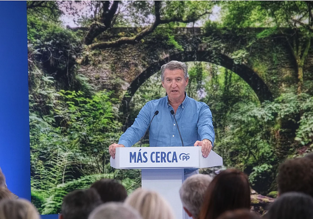 Feijóo pide a sus candidatos «dejar al PSOE a cero» en las próximas municipales