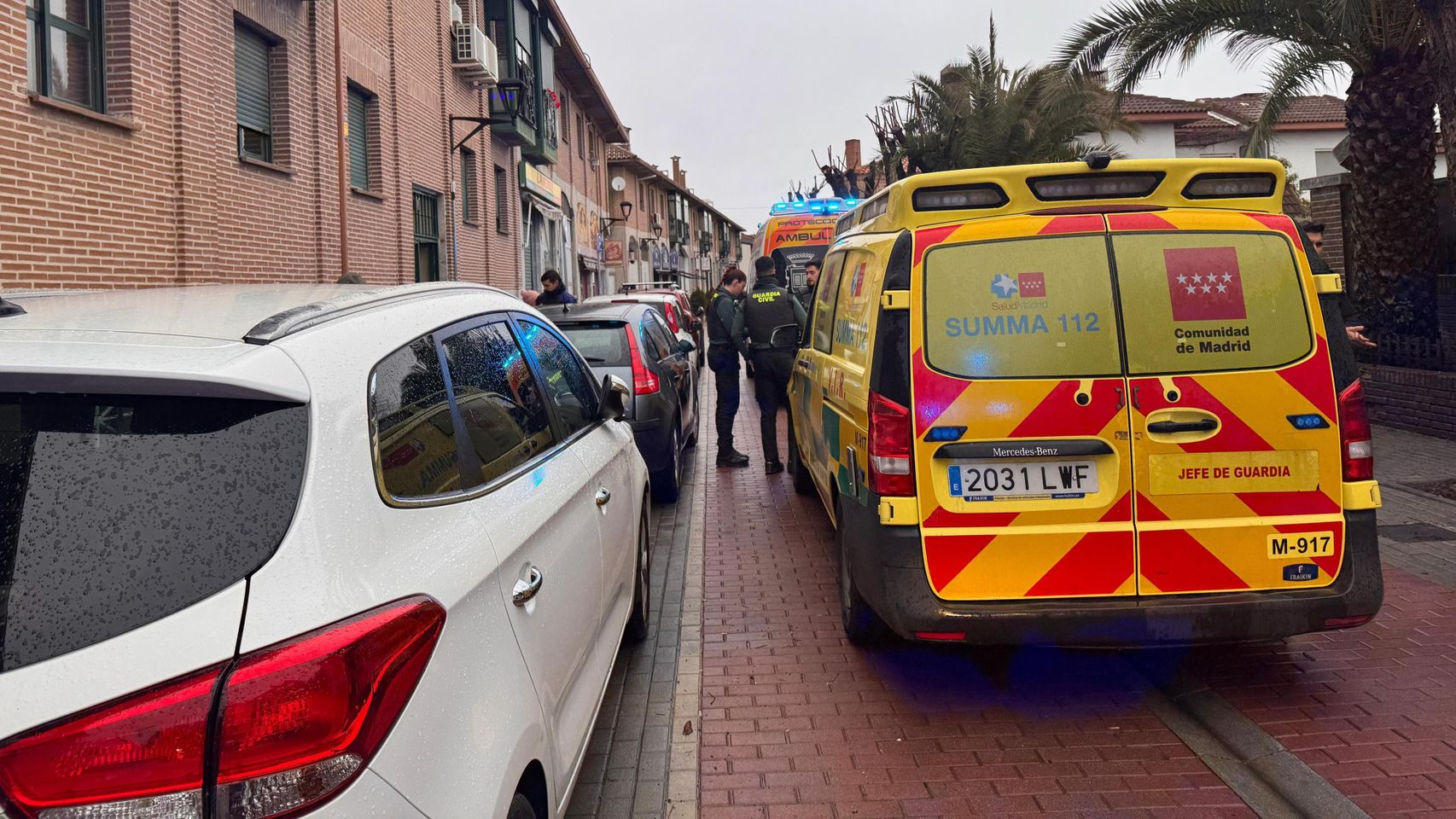 Fallece la mujer que fue quemada viva en su domicilio por dos sicarios contratados por su marido en Madrid