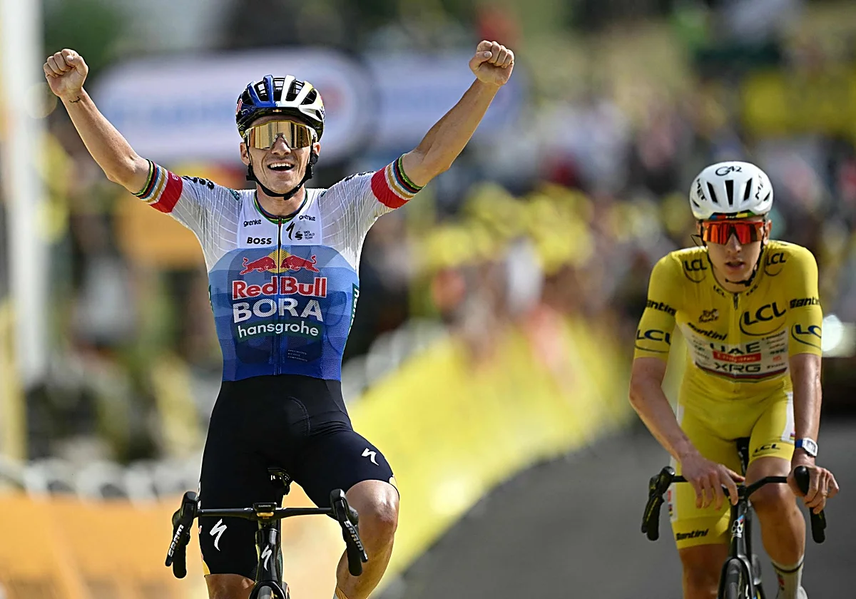 Evenepoel recibe el beneplácito de Pogacar y vence en el Plateau de Solaison