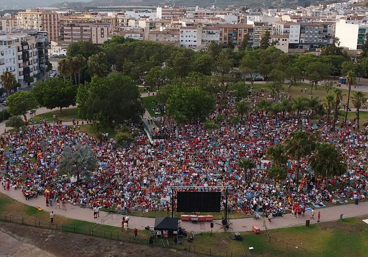 La provincia, al completo en las calles para apoyar a La Roja