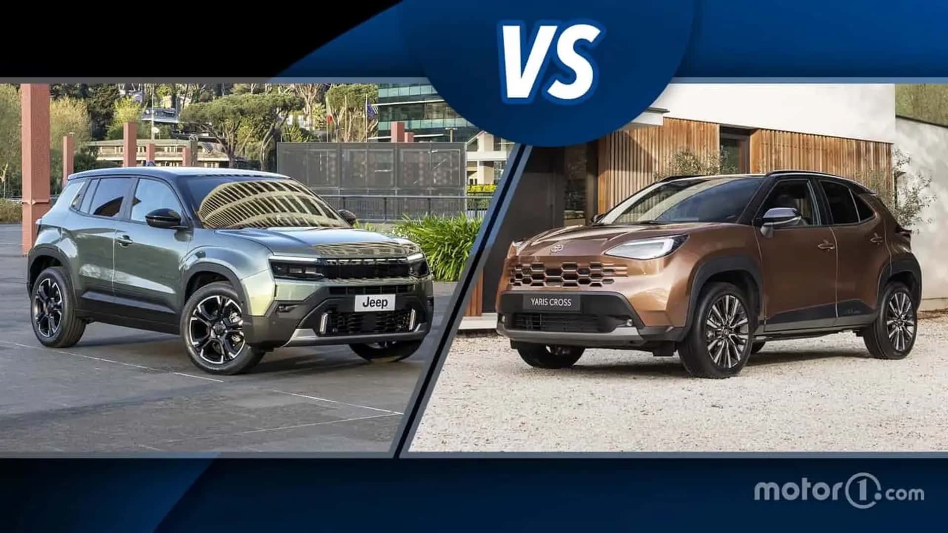 Toyota Yaris Cross vs. Jeep Avenger: comparativa de SUV urbanos electrificados