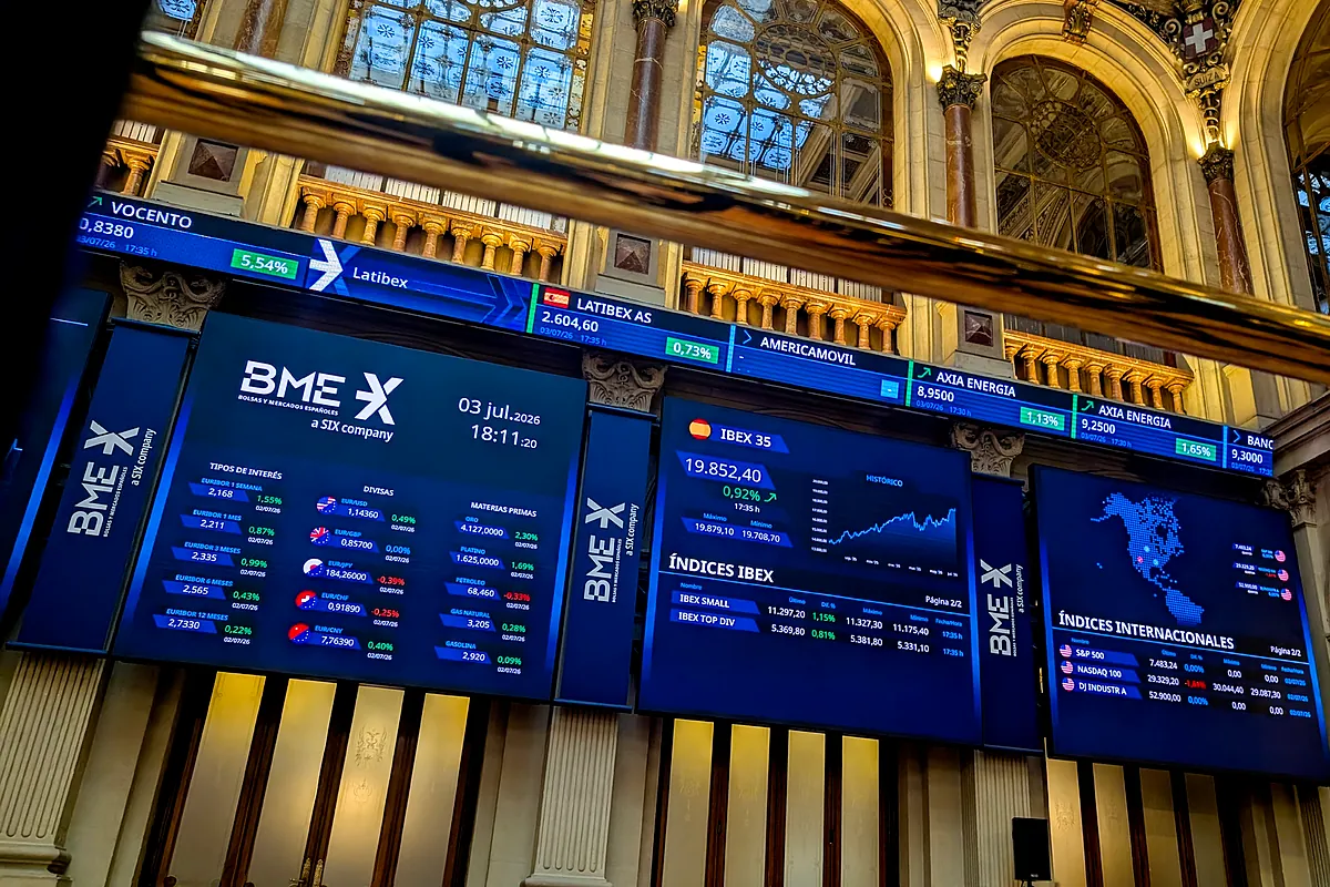 El Ibex se sitúa por debajo de 19.200 puntos, pendiente de Oriente Medio y los resultados