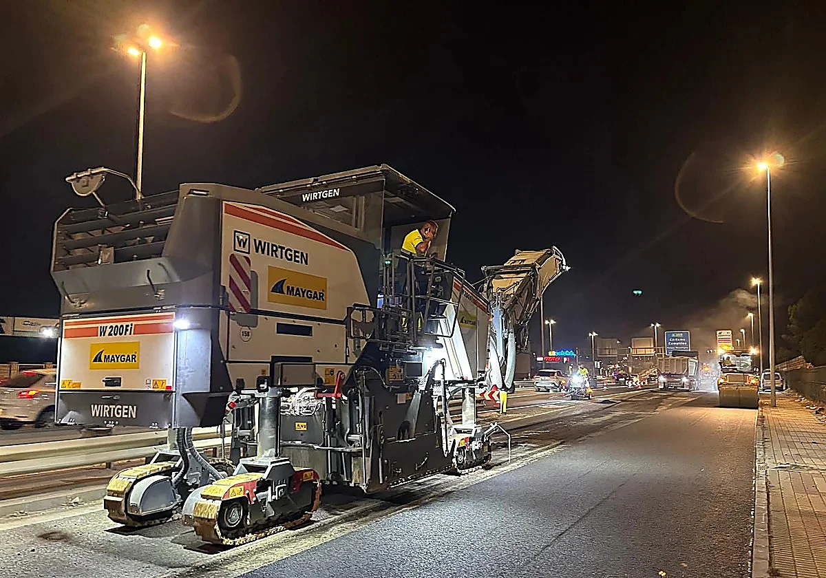 Malaga launches A-357 motorway resurfacing work
