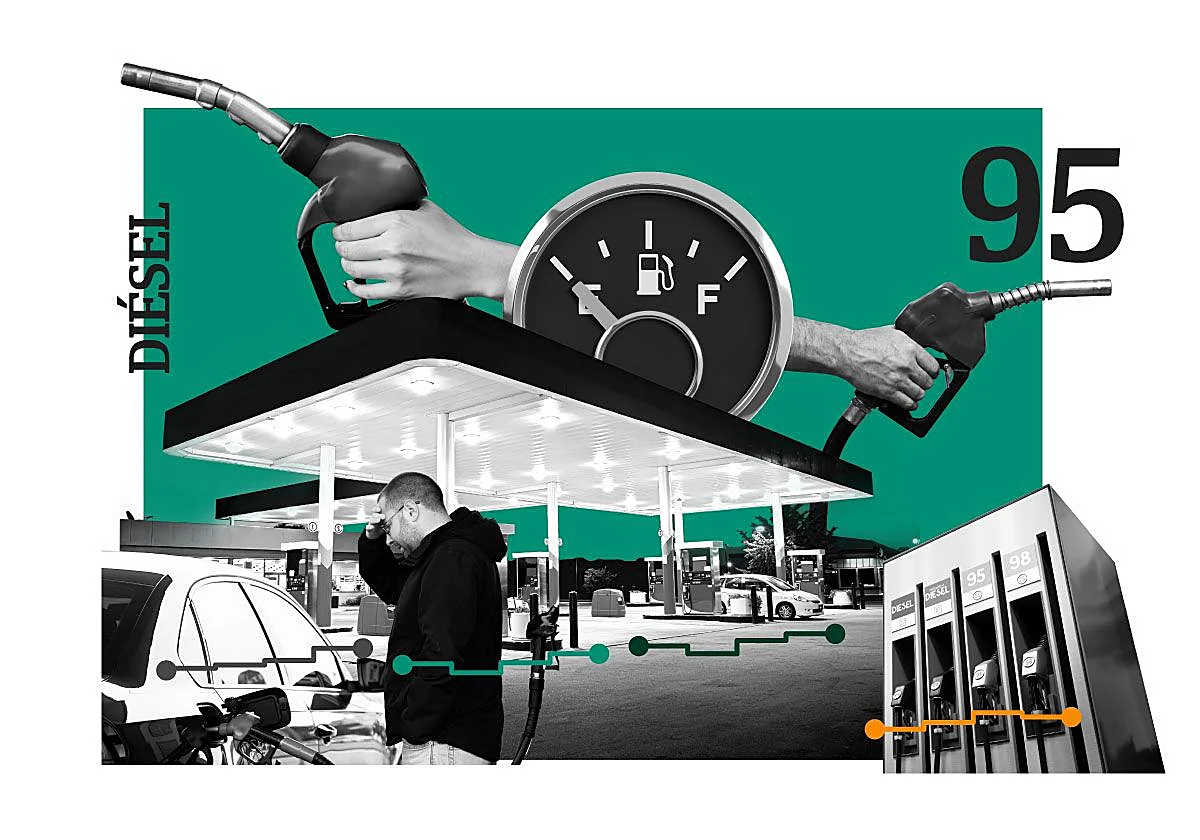 Los carburantes disparan su precio desde el fin de las ayudas y encarecen más de nueve euros el depósito