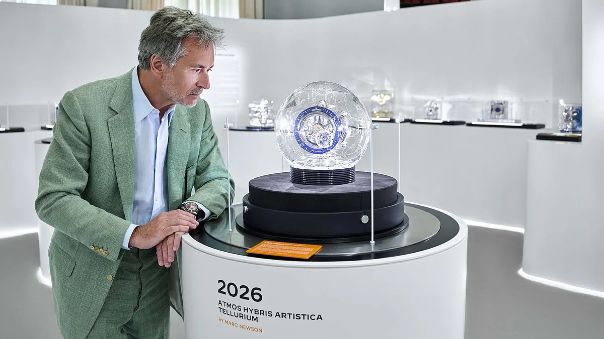 Jaeger-LeCoultre llama a Marc Newson para la nueva edición del Atmos, el reloj que se alimenta de la temperatura ambiente