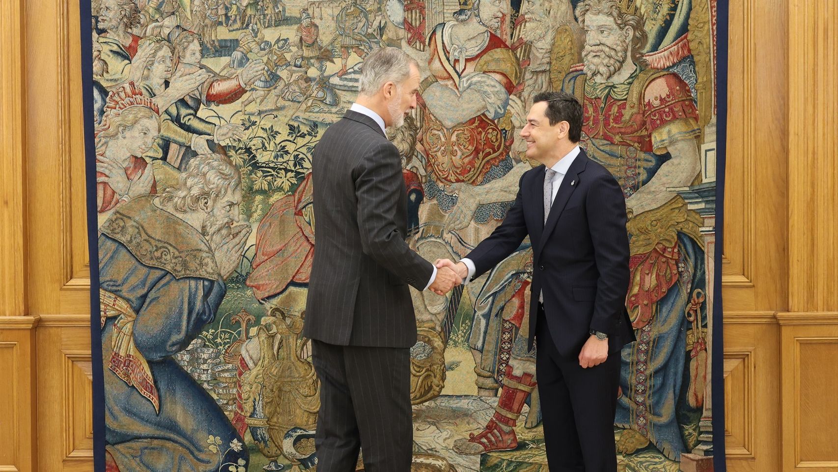 Juanma Moreno, tras reunirse con Felipe VI: "Un pacto con Vox no era mi opción preferida"