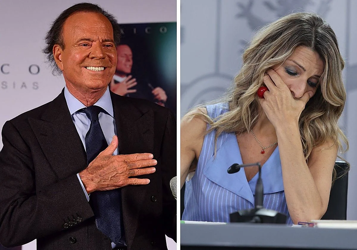 Julio Iglesias reclama a Yolanda Díaz 50.000 euros por intromisión al honor
