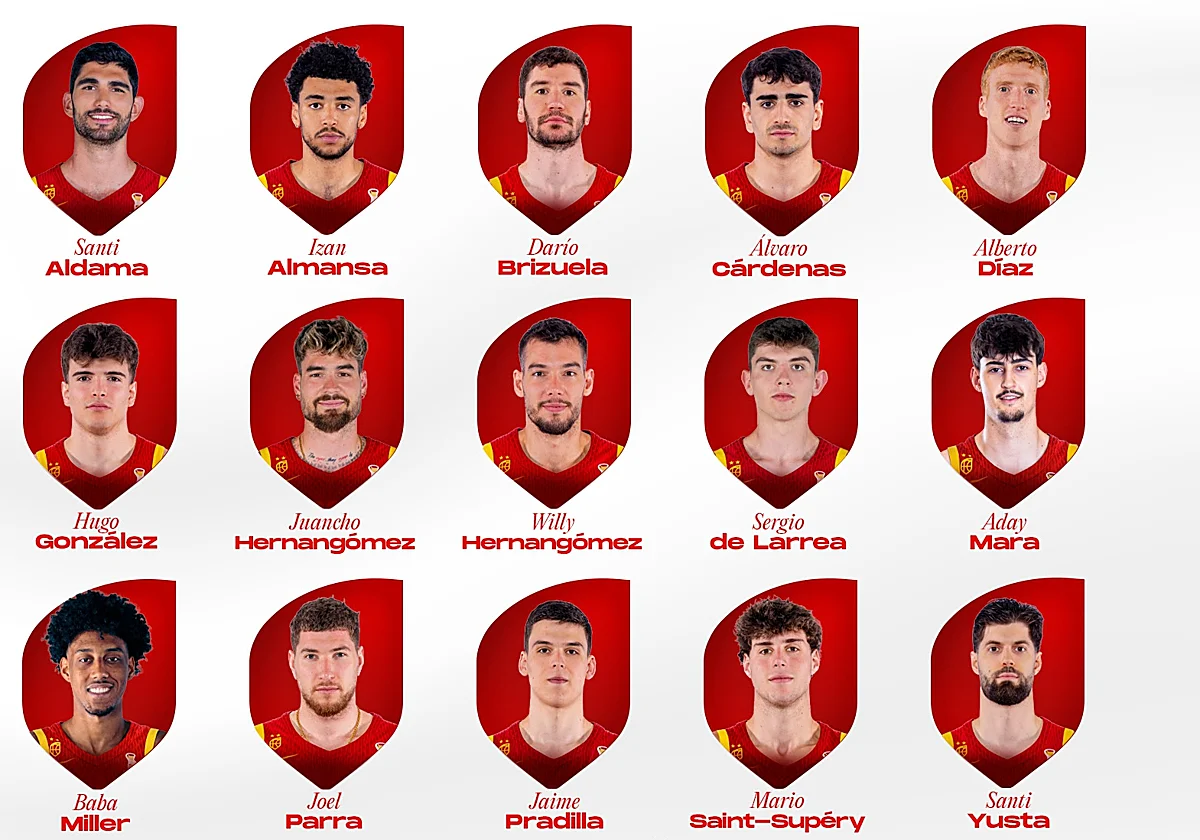 Alberto Díaz y Mario Saint-Supéry, en la lista de España para los partidos ante Portugal y Grecia