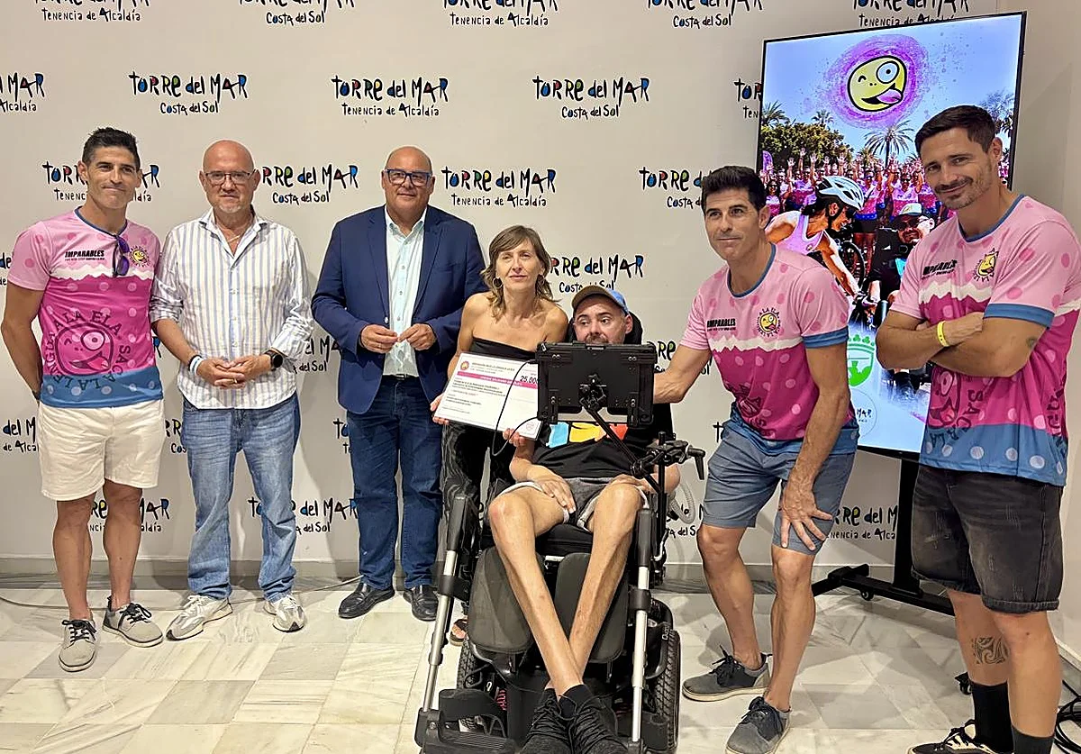 Torre del Mar canaliza 25.000 euros solidarios hacia la investigación contra la ELA