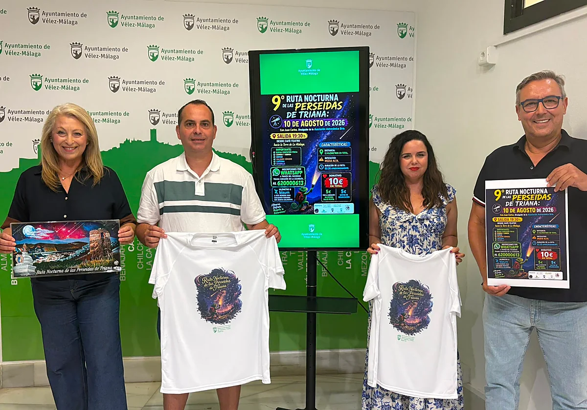Ruta nocturna solidaria de 13 kilómetros bajo las Perseidas en Triana