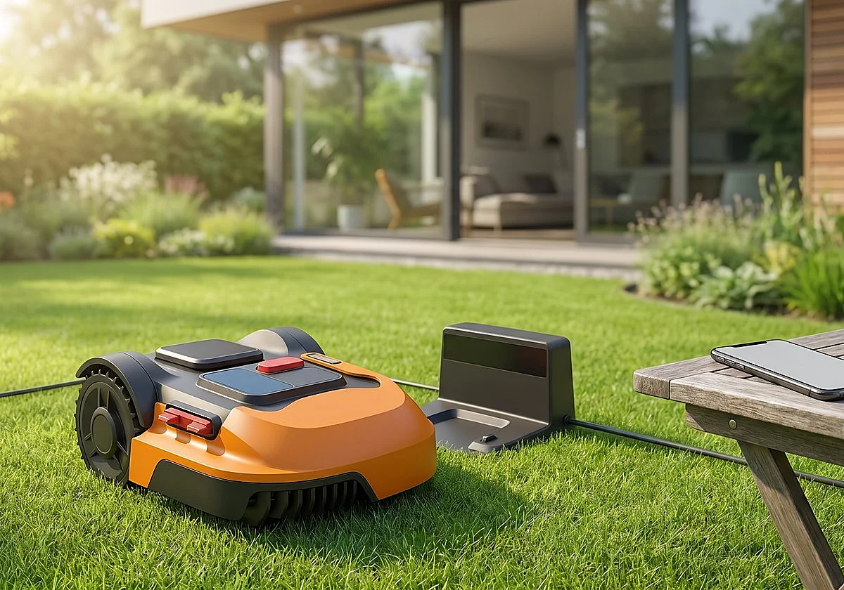 Ten el césped siempre a punto con este cortacésped que permite controlar el mantenimiento de tu jardín desde la App