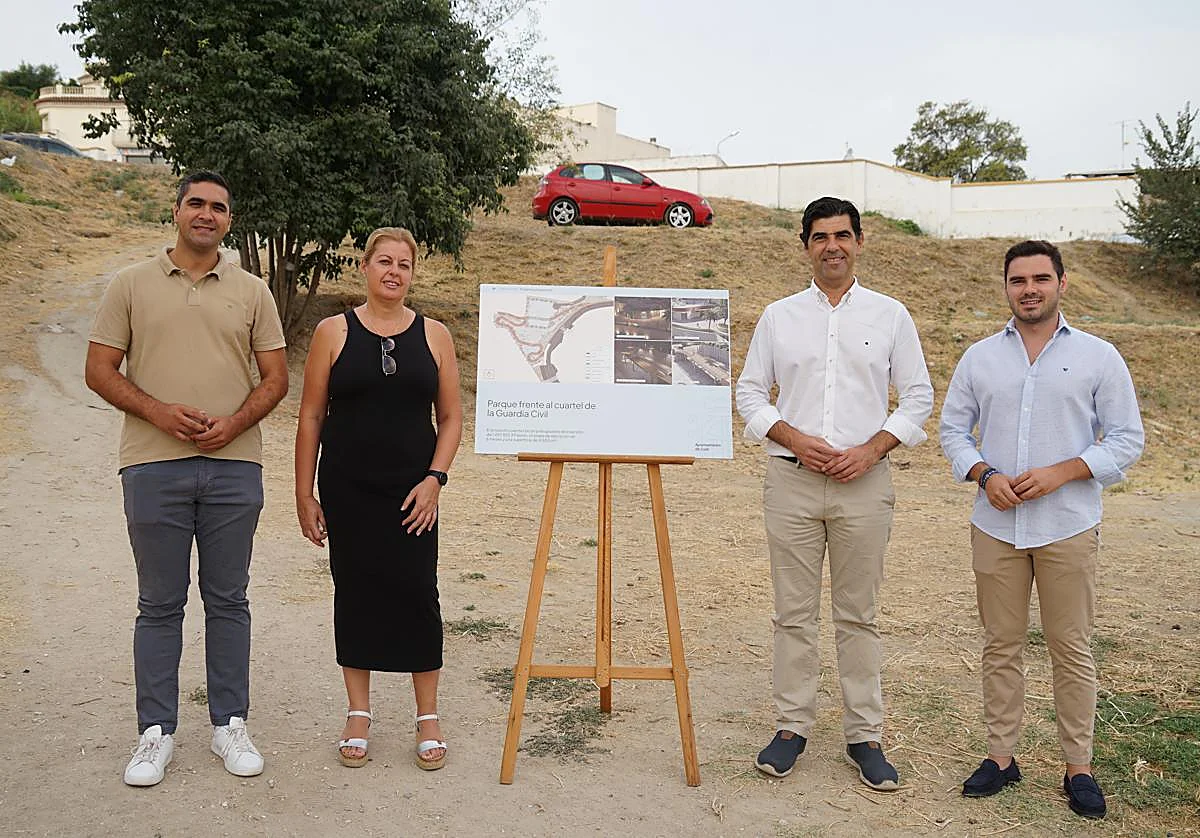 Coín abrirá una nueva zona de ocio y deporte frente al cuartel de la Guardia Civil