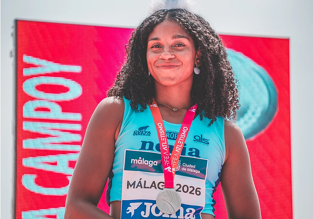 Naomey Ezenwa da a la provincia la primera medalla en el Campeonato de España de Málaga