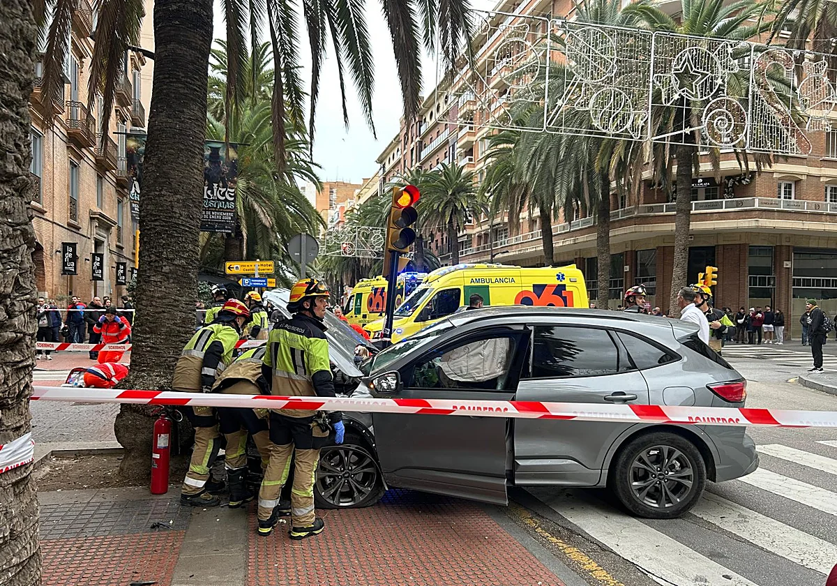 Amplio dispositivo tras un atropello en Alameda de Colón con tres víctimas