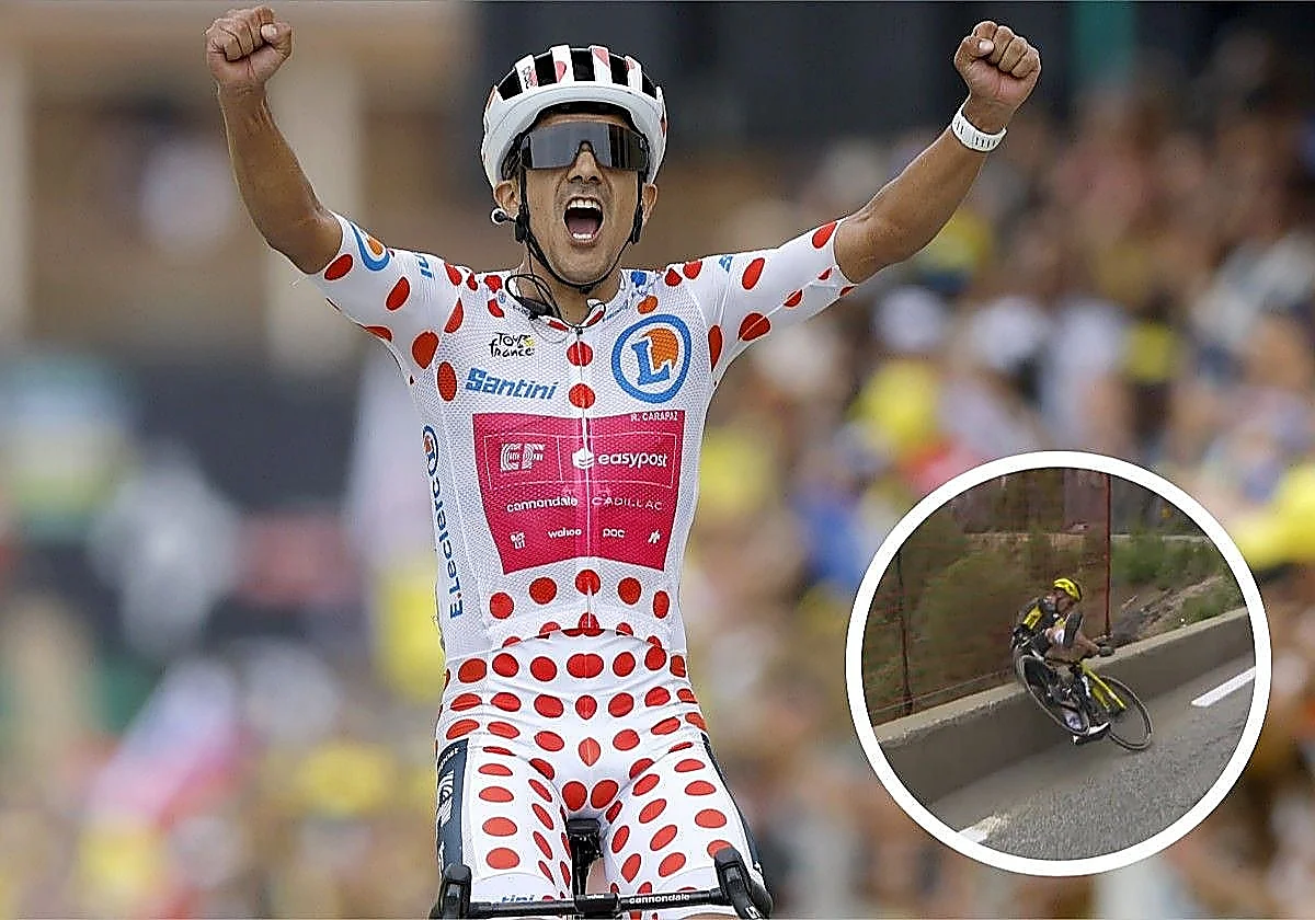 El cruel patinazo de Kuss permite a Carapaz celebrar la etapa reina del Tour
