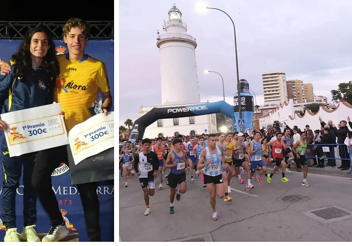 La San Silvestre del Club Mediterráneo vuelve a llenar de alegría el Puerto de Málaga