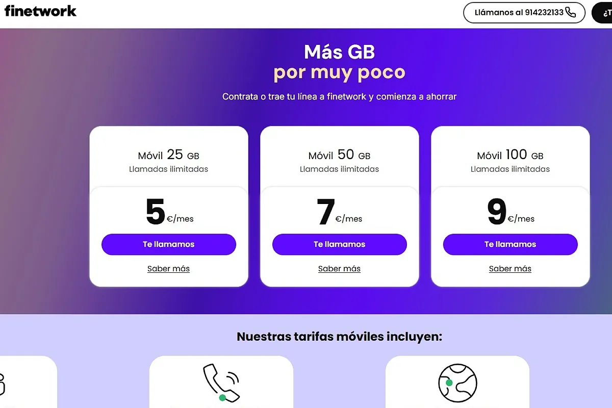 Vodafone abre su web para vender la marca Finetwork